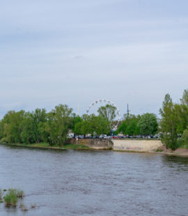 Blick auf die Elbe bei Magdeburg